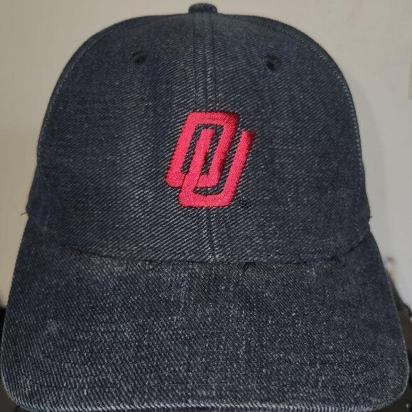 Other - Black/Red OU Sooners Slide Adjustable Hat